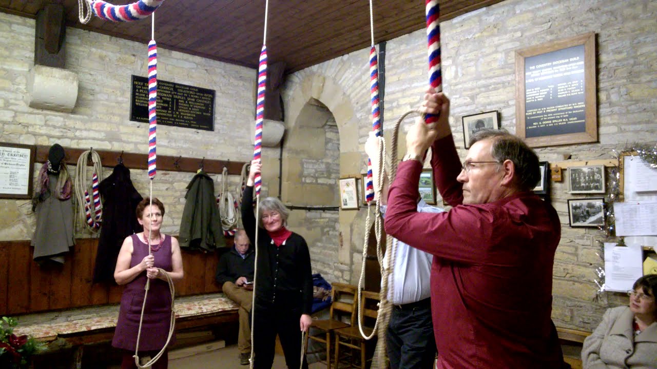 Stratford-upon-Avon, Holy Trinity Church, Warwickshire, Ringing in the New Year (January 1st 2016)