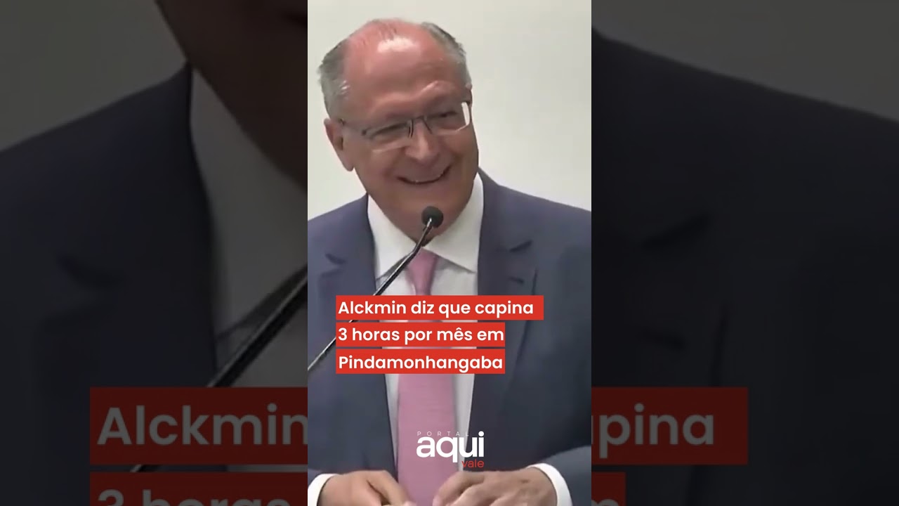Alckmin diz que capina 3 horas por m&ecirc;s em s&iacute;tio em Pindamonhangaba