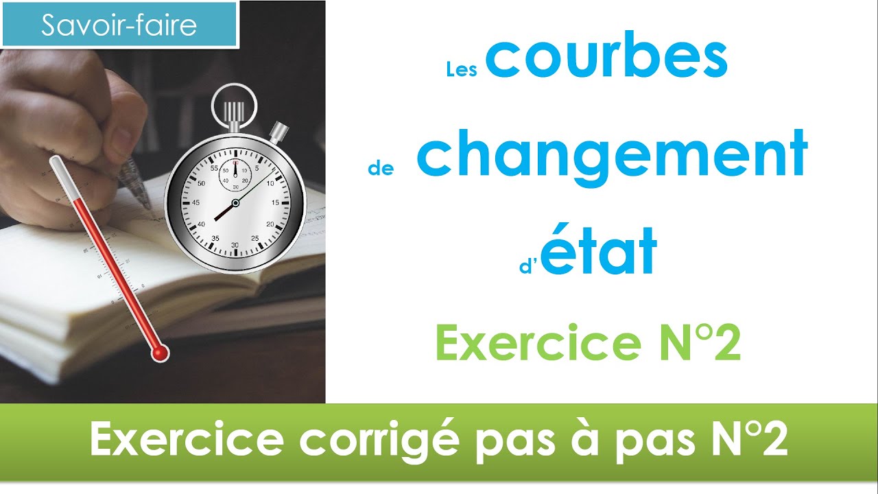 Comprendre une courbe de changement d'état en 2 minutes exercice N°2 🧪 (niveau 4ème et plus)