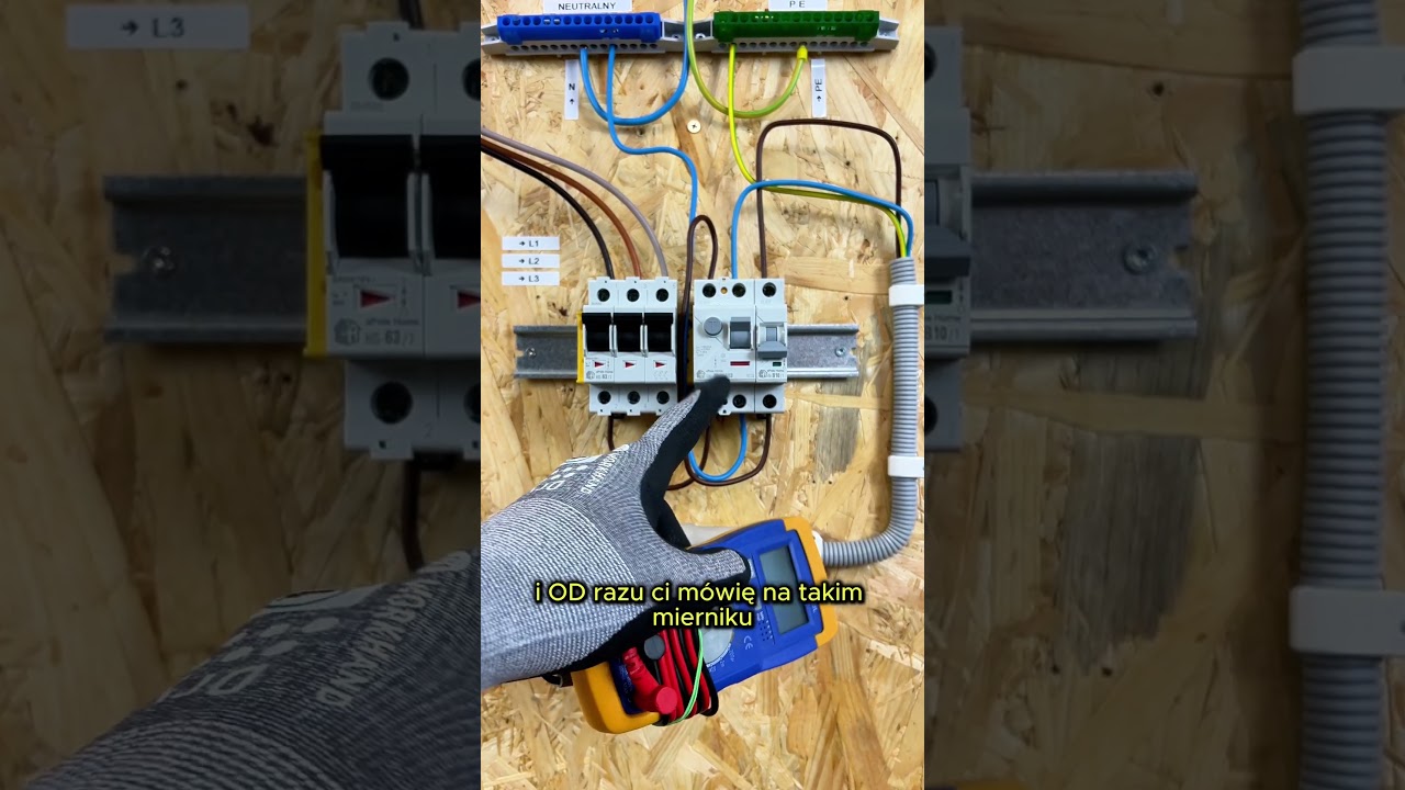 Jak podłączyć wyłącznik r&oacute;żnicowoprądowy RCD? | Krok po kroku | PART 6 | #elektryk #RCD #remont