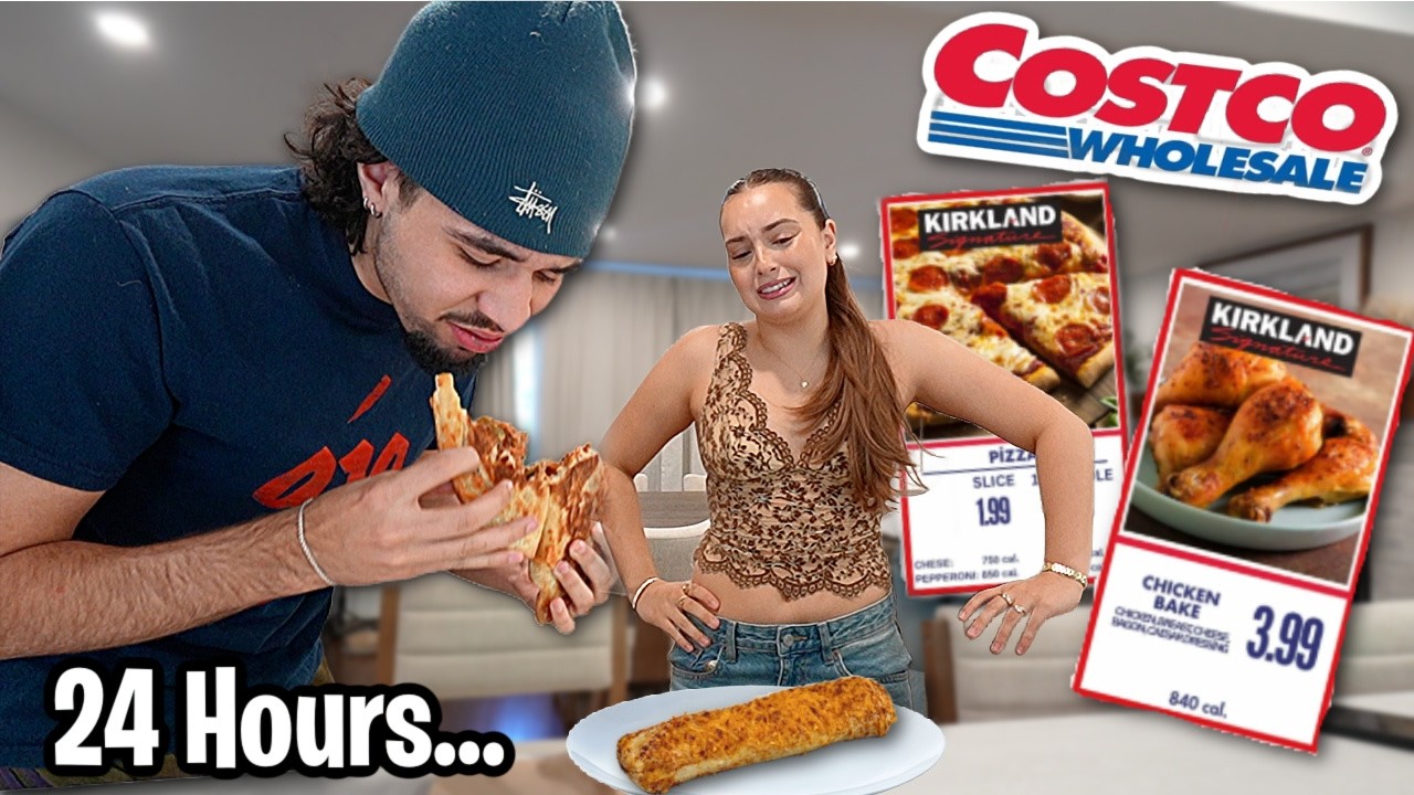 ЕМ 24 ЧАСА ТОЛЬКО ЕДУ ИЗ COSTCO!!!