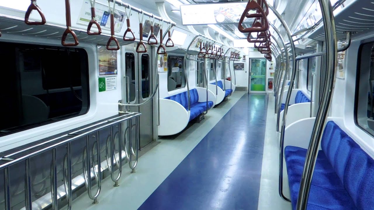 京義電鉄線331000系車内 孔徳～西江 수도권 전철 경의선 공덕 ~ 서강