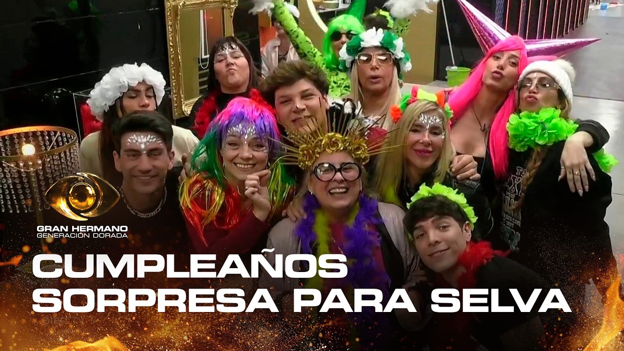 As&iacute; fue la fiesta sorpresa que recibi&oacute; Selva en Gran Hermano Generaci&oacute;n Dorada