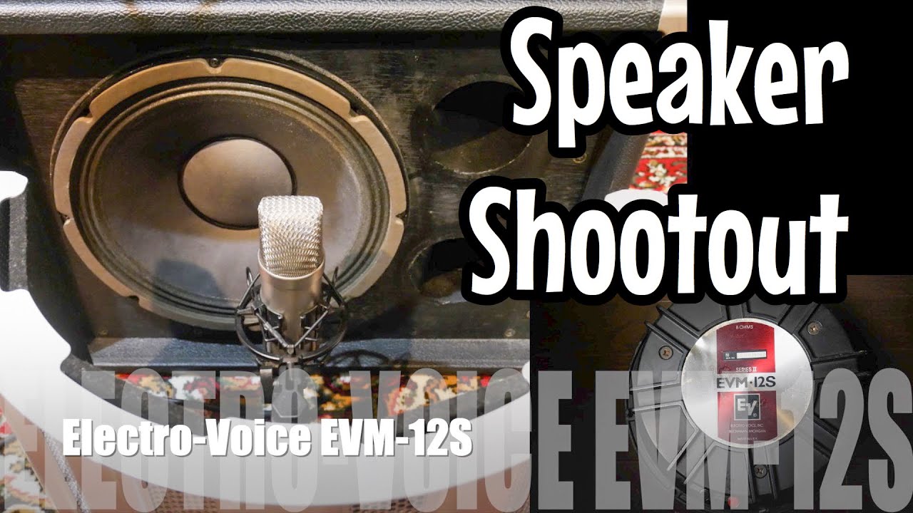 【2020】12inch Guitar Speaker Shootout  EVM-12S Eminence Tonespotter GA-SC64 Two-Rock String Driver