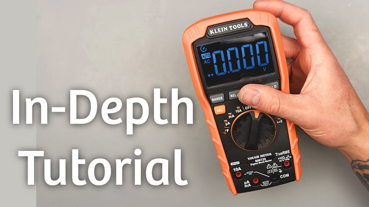 Как пользоваться цифровым мультиметром Klein Tools MM720