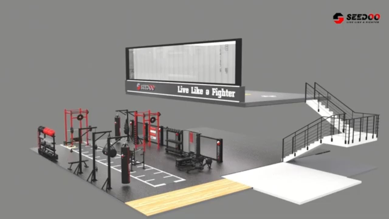 Design of a two-story MMA & fitness training center