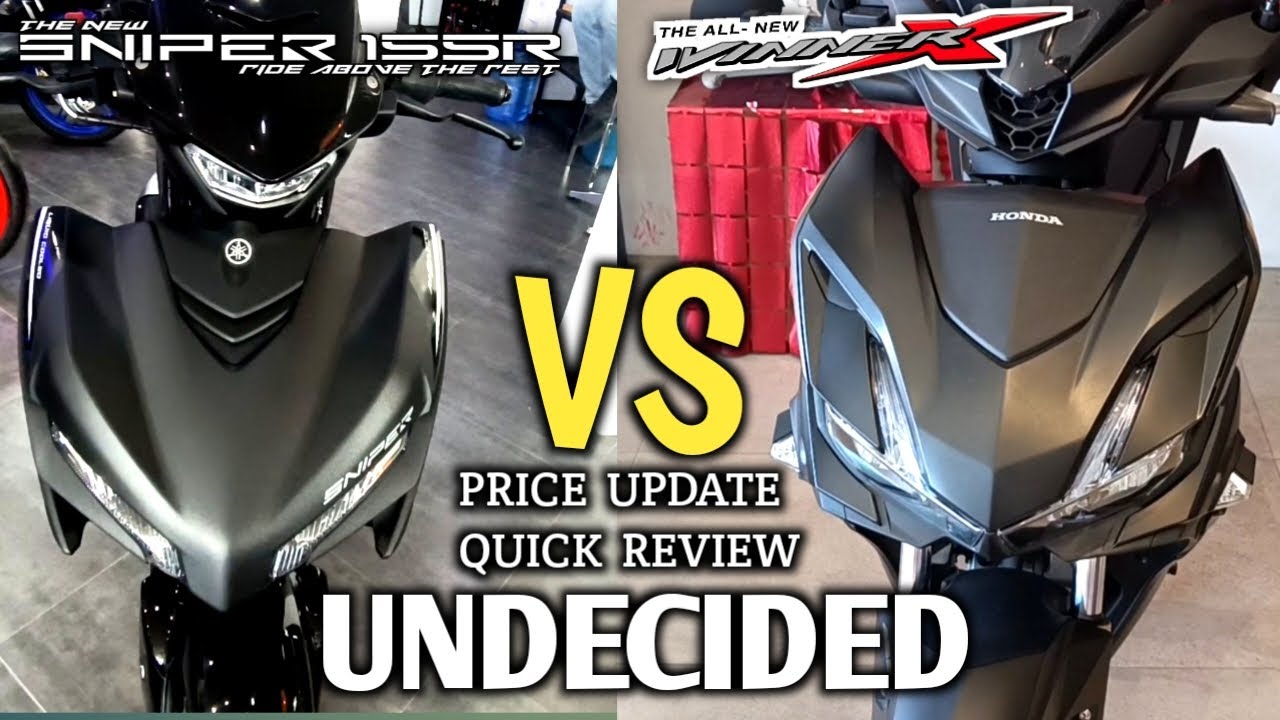 Undecided ka parin ba?  Honda WinnerX150 vs Yamaha Sniper155 2024 , Quick Review , Price Update