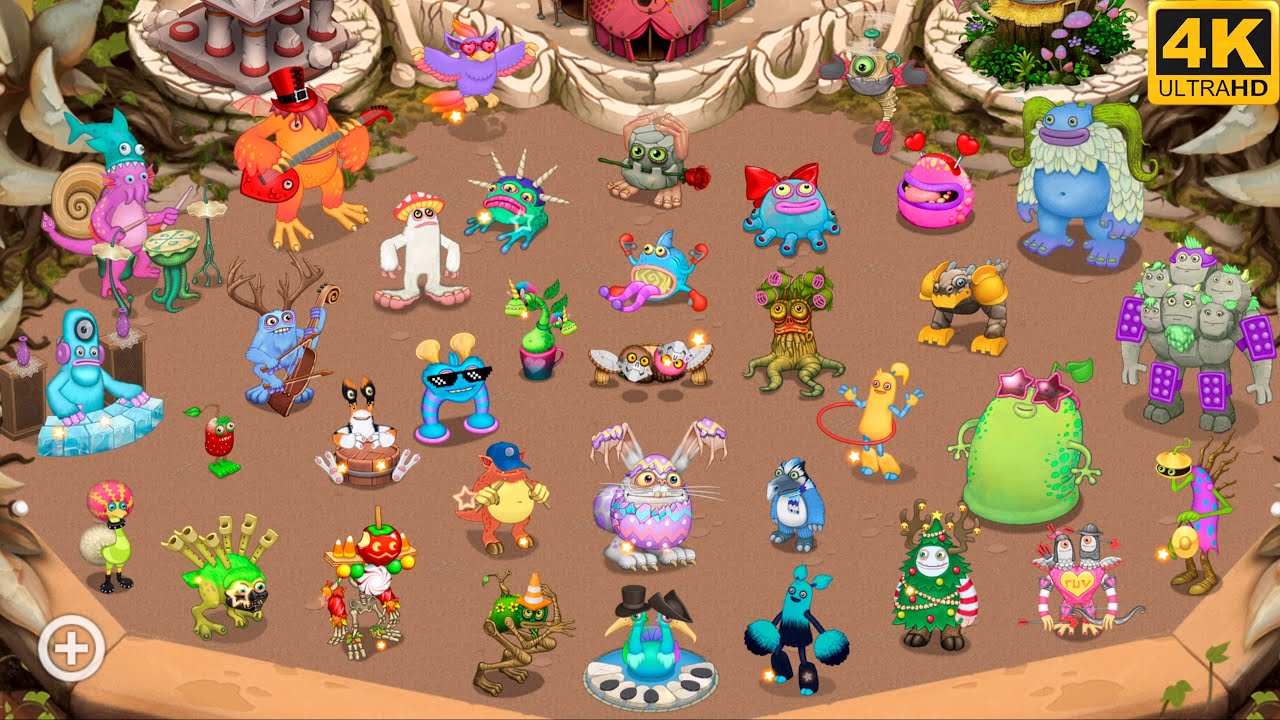 The Colossingum - All Monsters (My Singing Monsters) 4K