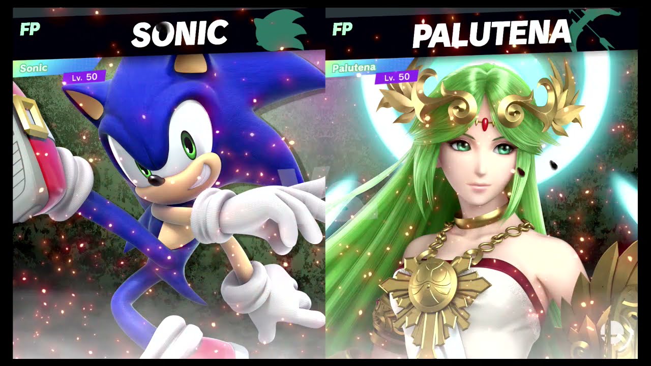 Super Smash Bros Ultimate Amiibo Fights  – 6pm Poll Sonic vs Palutena