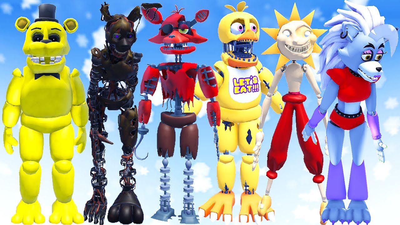 FIND the FNAF MOVIE 1-9 MORPHS *How to get ALL 35 FNAF Morphs and Badges* Roblox
