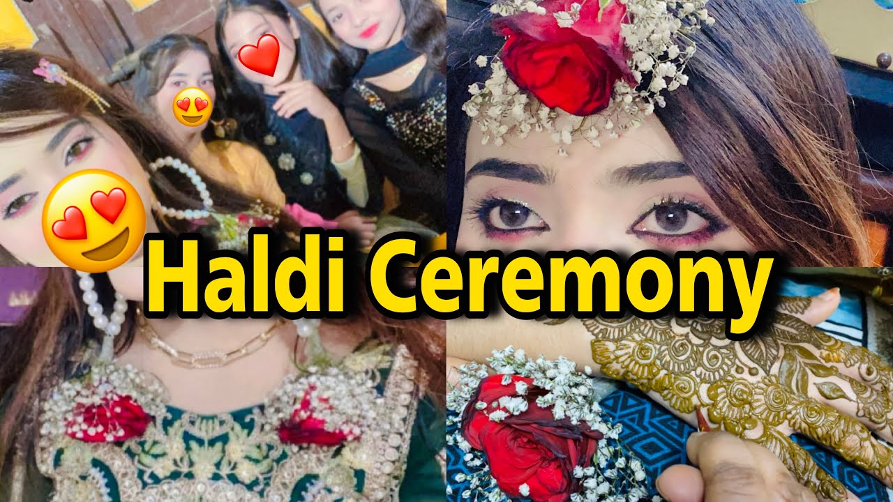 Haldi Ceremony Vlog | Mehandi Bhi Lagai Sabne | Humne Banwayi Flower Jewellry | #wedding