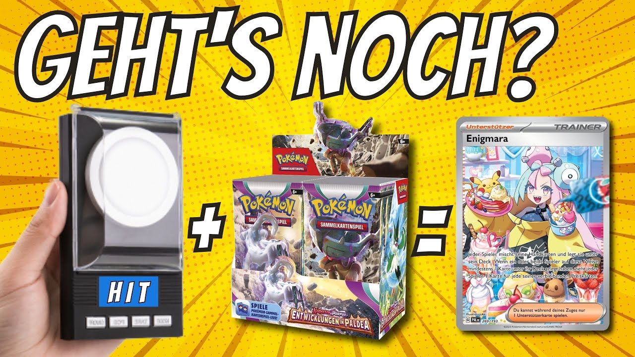 GEHT DAS? Pokemon Entwicklungen in Paldea BOOSTER ABWIEGEN Teil 1