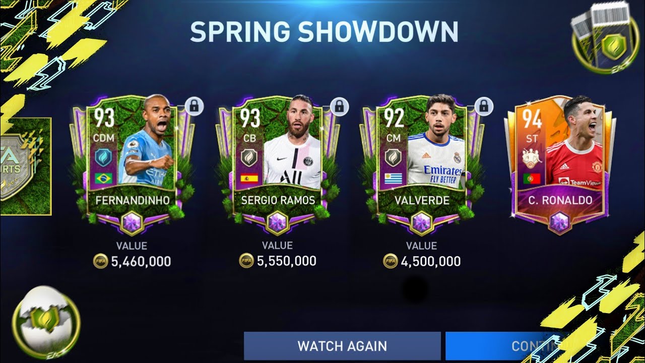 OMG! Insane Spring Showdown Packopening | Claiming Sergio Ramos, Valverde | FIFA Mobile 22