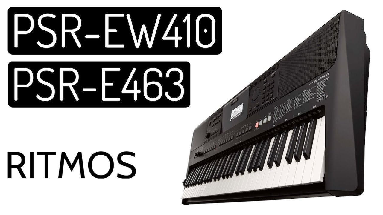Ritmos en PSR-E463/PSR-EW410