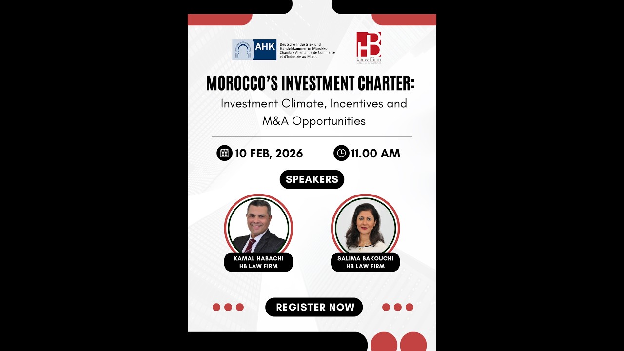 Morocco’s Investment Charter: Investment Climate, Incentives & M&A Opportunities