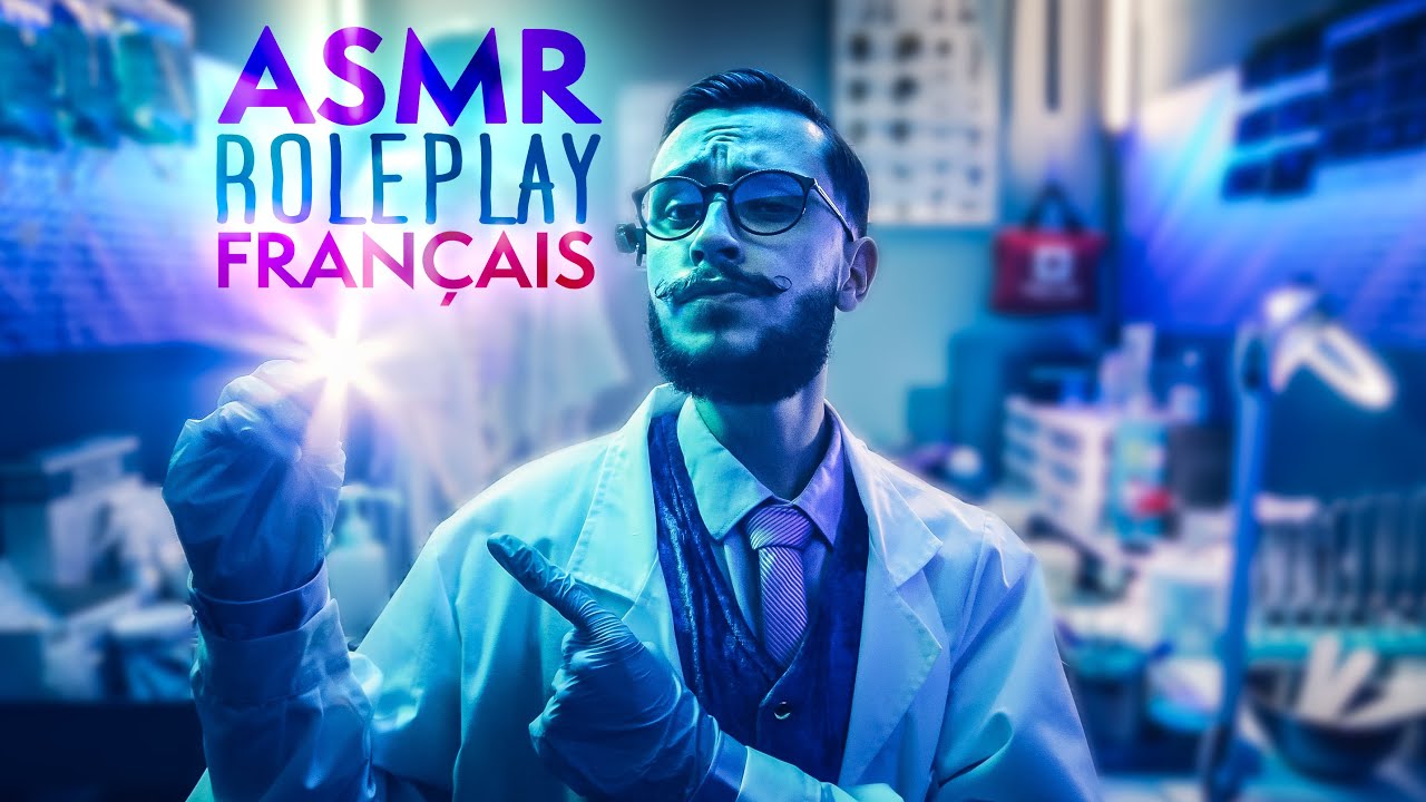 Examen Oculaire Nocturne par le Tingle Doctor 🔦ASMR ROLEPLAY FR