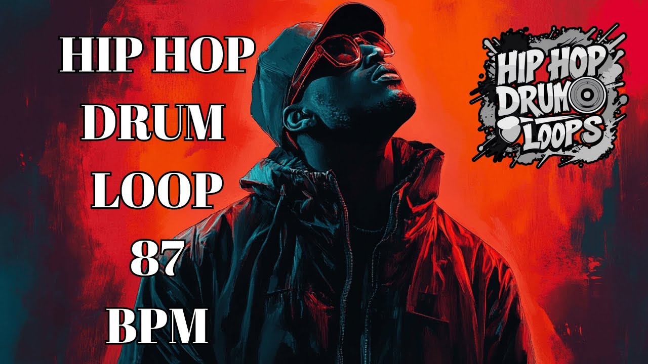 Hip Hop Drum Loop 87 BPM | Steady Rap Beat | Royalty Free Drum Loop