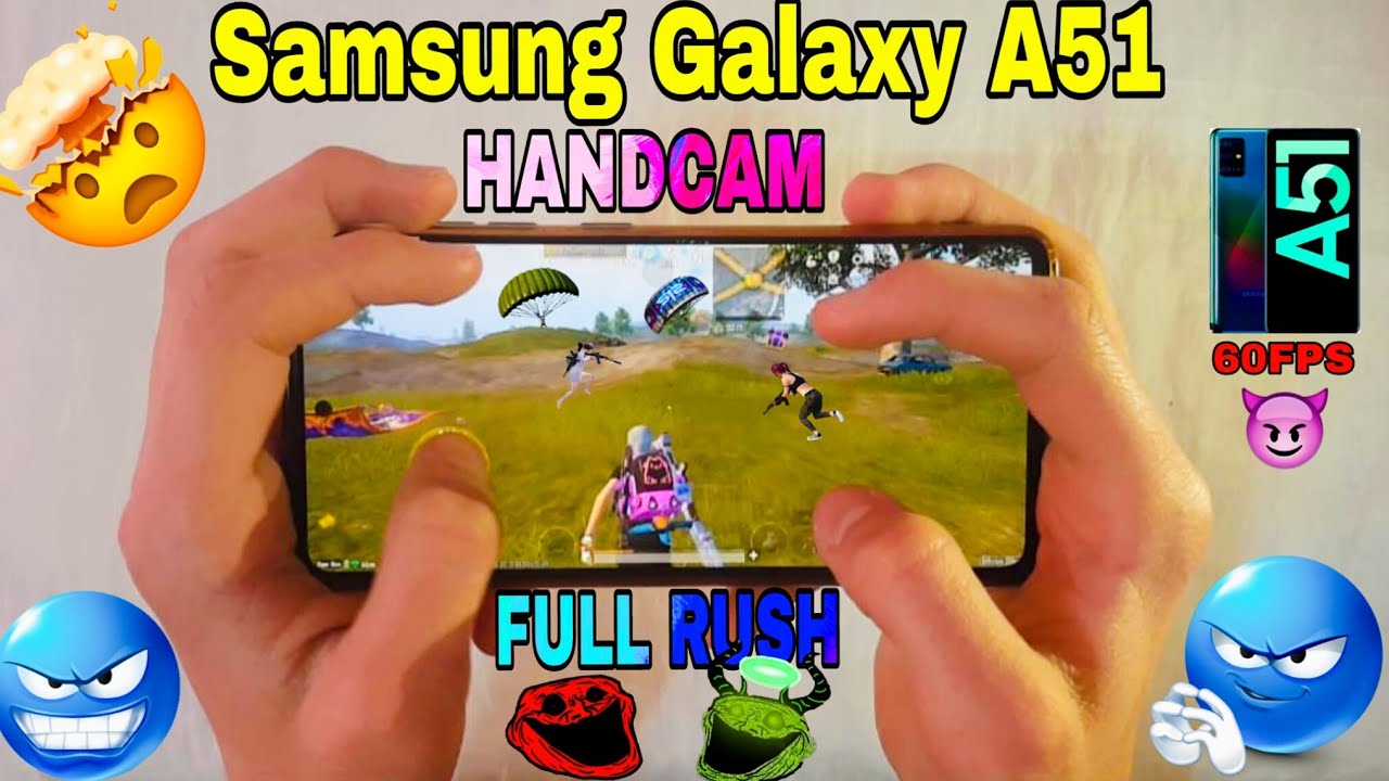 Samsung galaxy A51 SMOOTH 60FPS ❤👌 PUBGMOBİL TEST 🤩 HANDCAM 🤩4.2 new mod