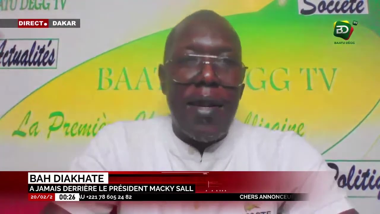 🔴𝐃𝐈𝐑𝐄𝐂𝐓  BAH DIAKHATE A JAMAIS DERRIÈRE LE PRÉSIDENT MACKY SALL