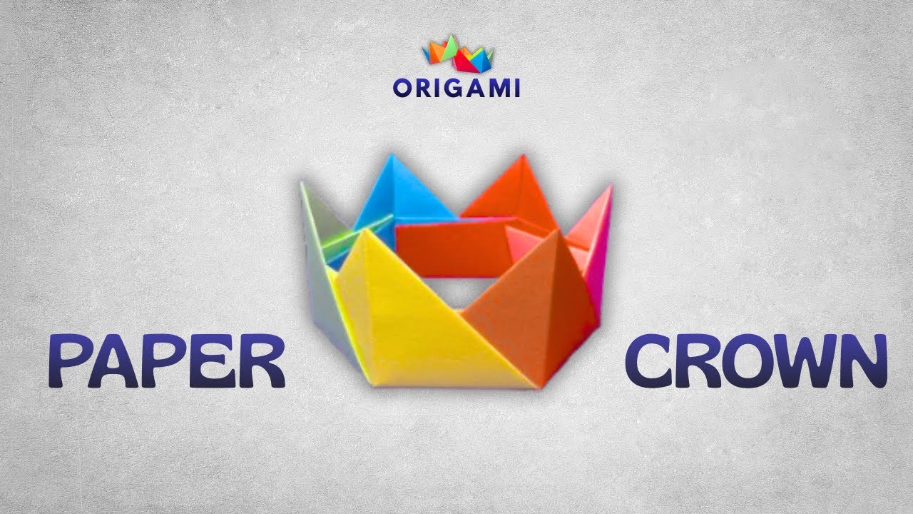 This Origami Crown Will Rule Them All | How to Make an Royal Paper Crown  King & Queen CrownTutorial