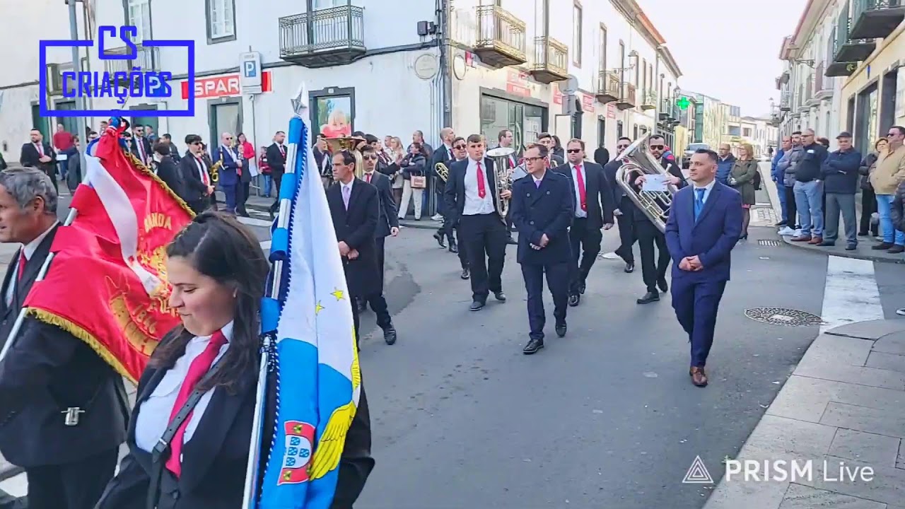 Procissão  S. dos Passos, junto da Igreja da Conceição, Ribeira Grande 8-3-2026