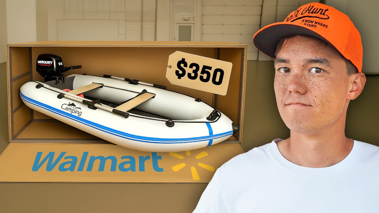 I bought the CHEAPEST boat from Walmart