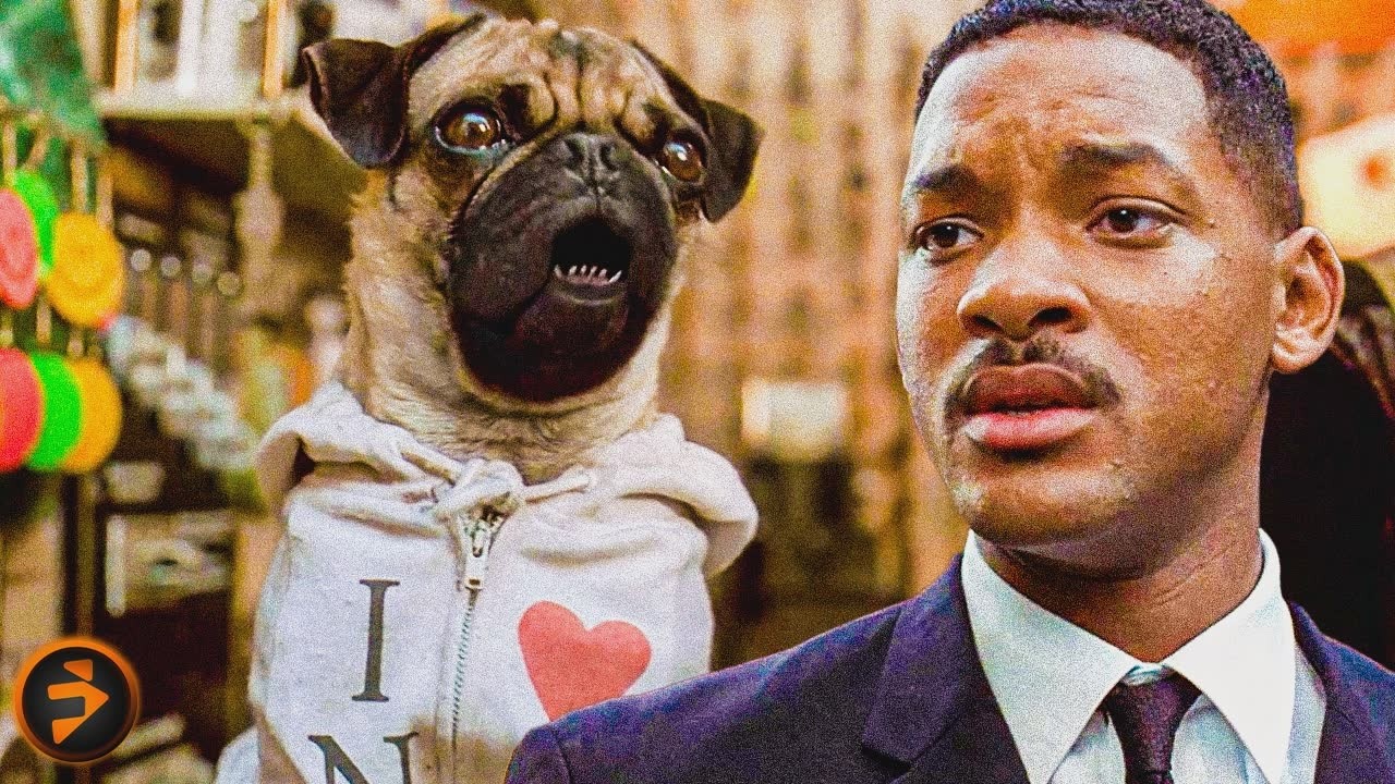 Will Smith's Hilarious Encounter with Frank the Talking Pug | MEN IN BLACK