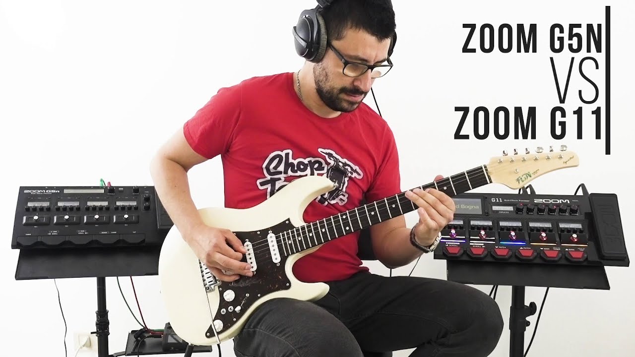 Zoom G11 vs Zoom G5n | Pedalboards Comparison #1
