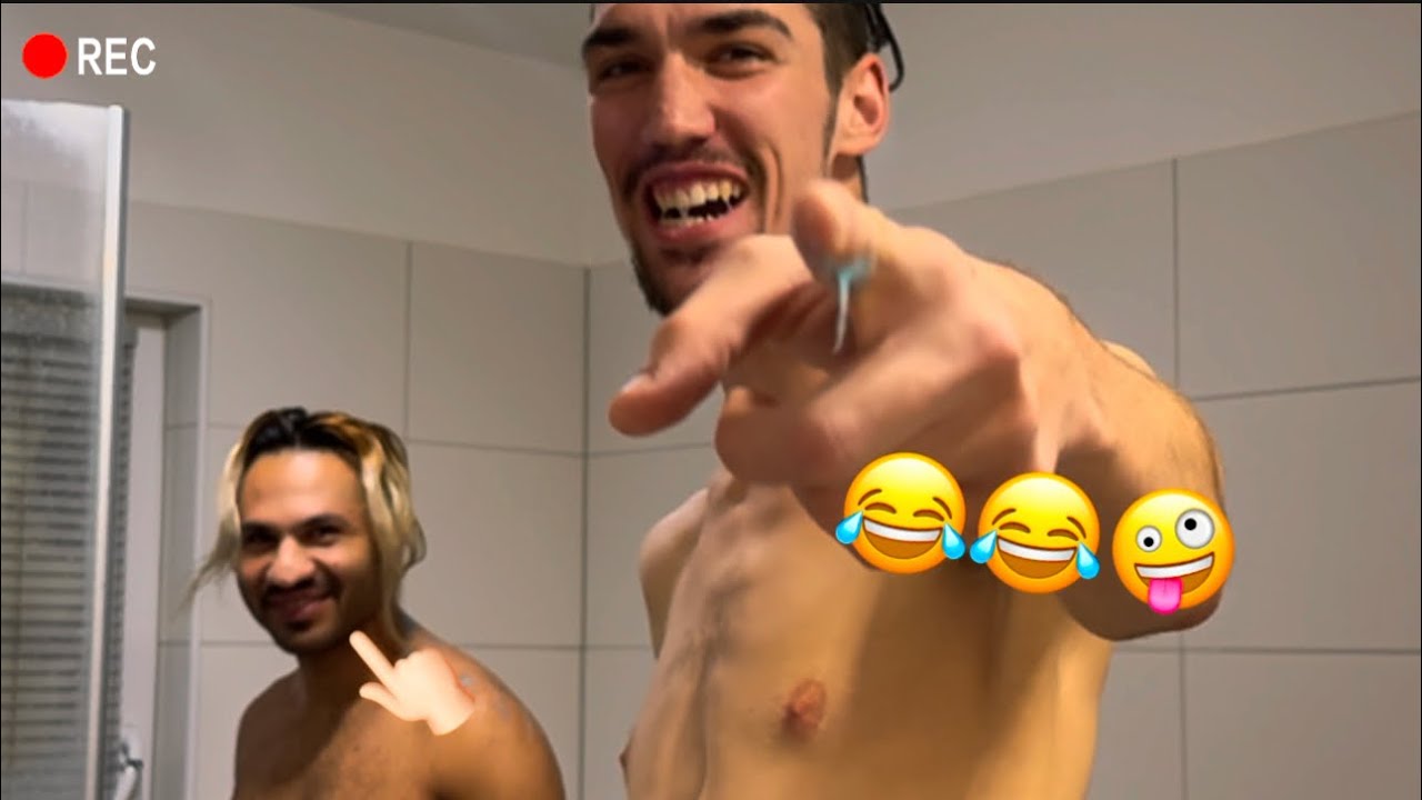 Zahnpasta￼￼ Prank an dem Armin + (Total lustige Zerstörung)😅💩(Teil 1)…..👍🏻