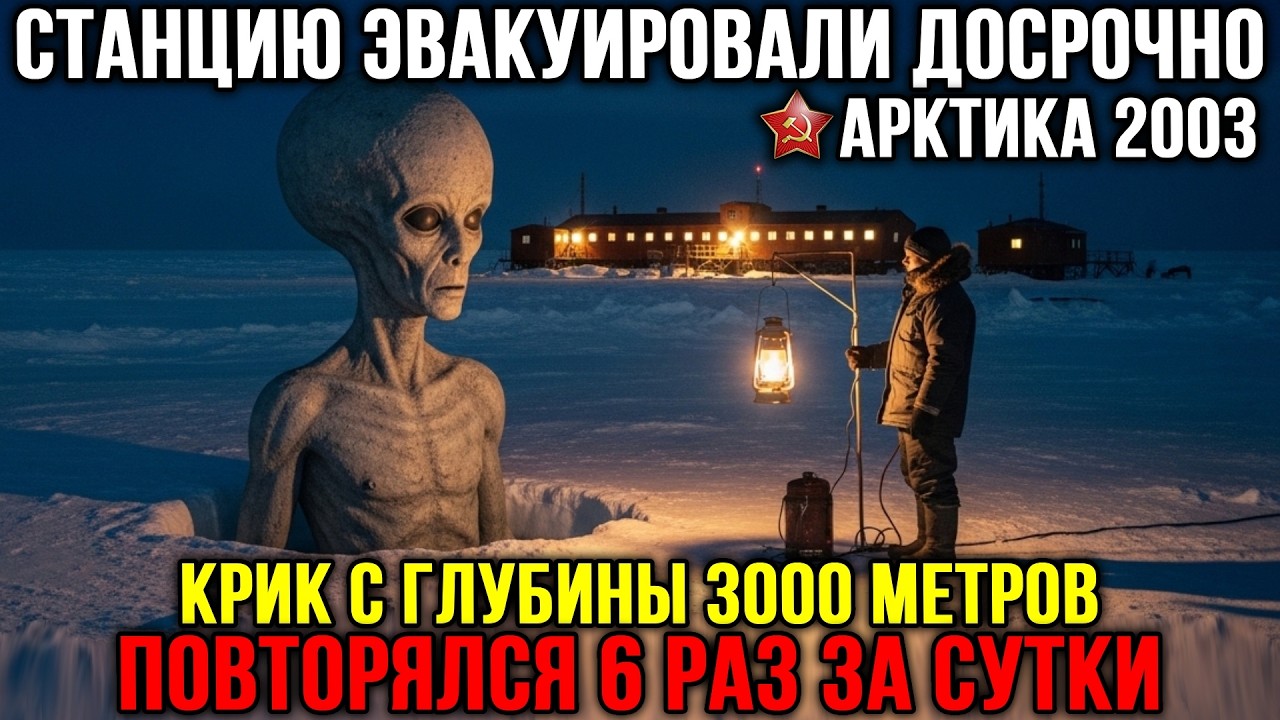 Полярники услышали КРИК из под льда Арктики. Северный полюс 2003 рассекречено.