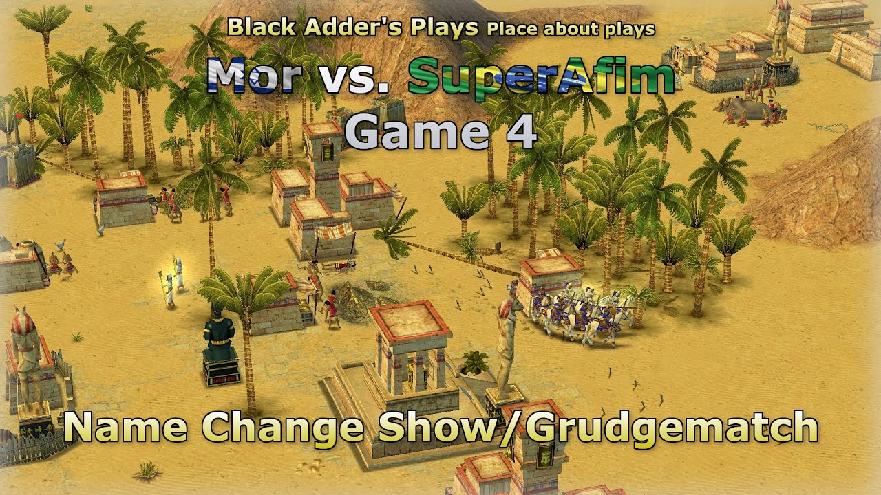 Name Change Show/Grudgematch - Mor vs. SuperAfim, Game 4 - Age of Mythology: The Titans