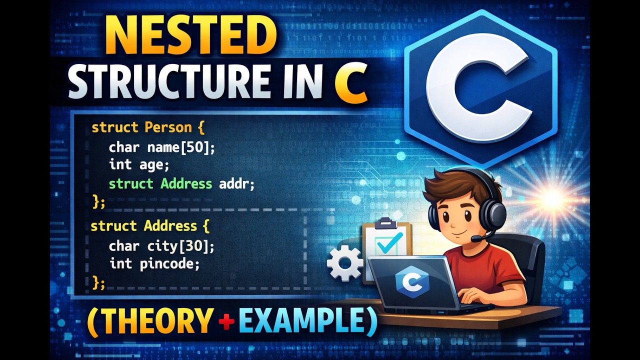 NESTED STRUCTURE IN C 