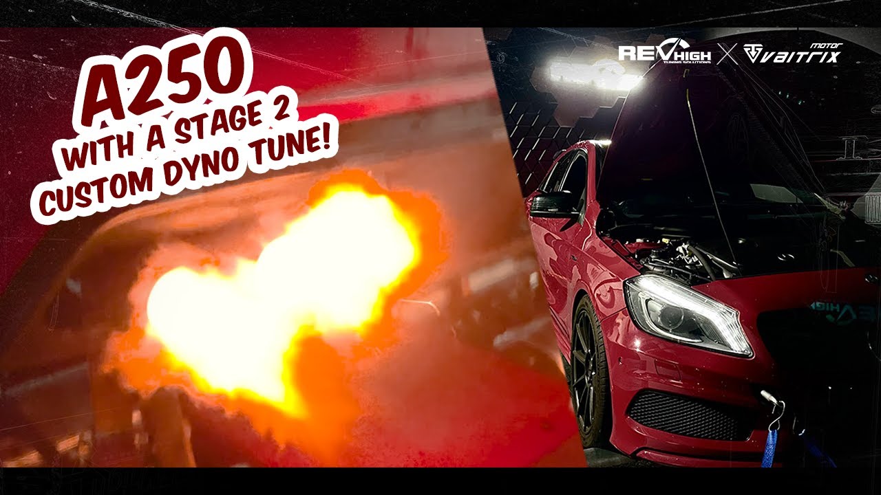 [ A250 with a stage 2 custom dyno tune! ] VIDEO