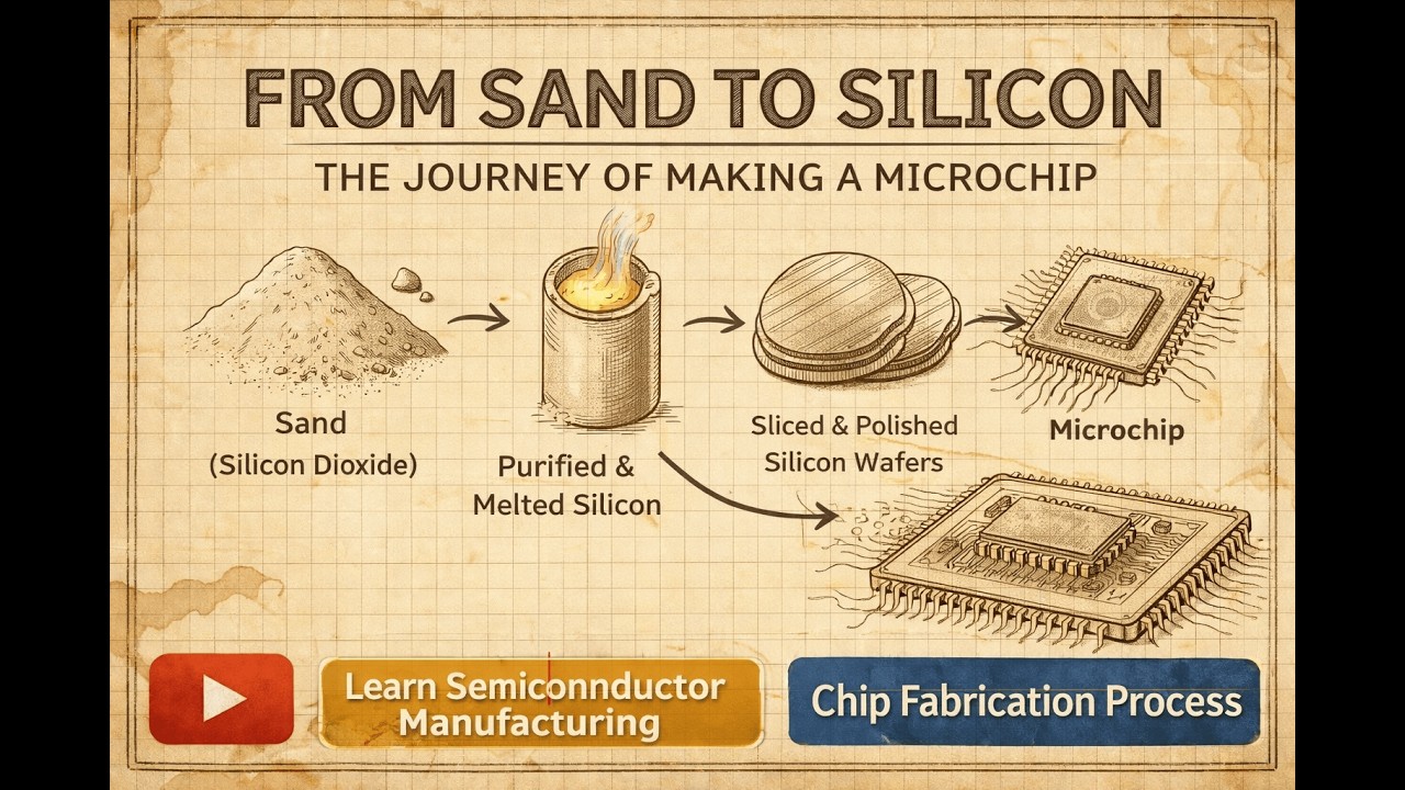 Sand to Silicon Explained: The Journey of a Microchip