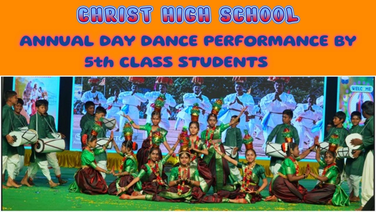 ANNUAL DAY DANCE BY 5th CLASS STUDENTS