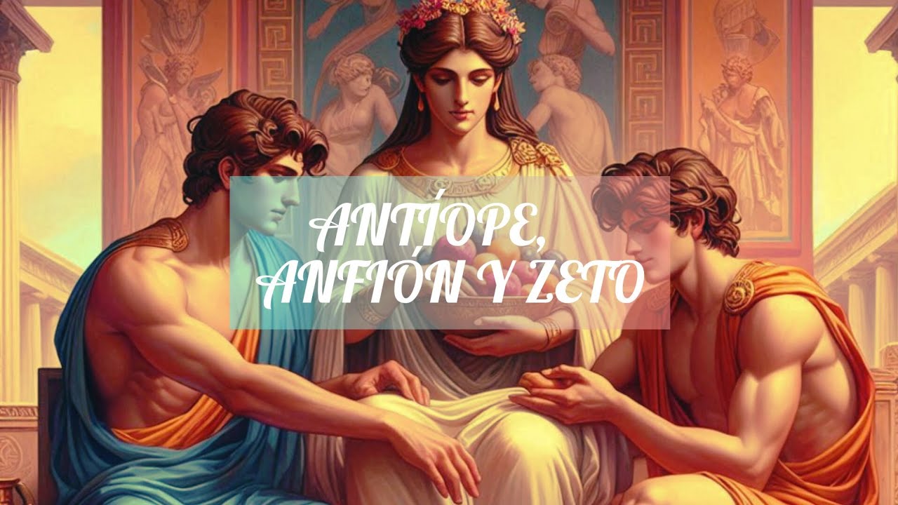 ANT&Iacute;OPE,&nbsp; ANFI&Oacute;N&nbsp; Y ZETO #mitologiagriega #antiope #anfion #zeto #zeus #satiro #tebas #gemelos