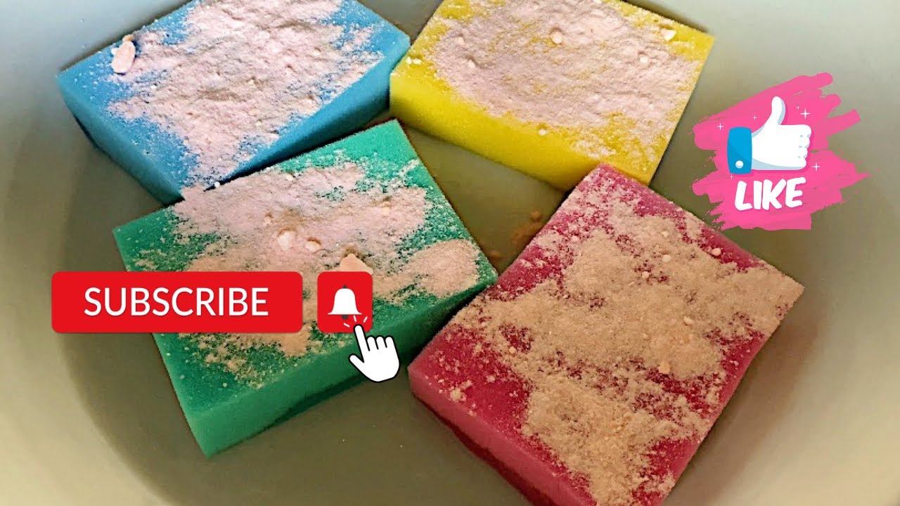 ASMR || Stacked Squeezes 🫧 Satisfying Sponge Squeezing 🧽