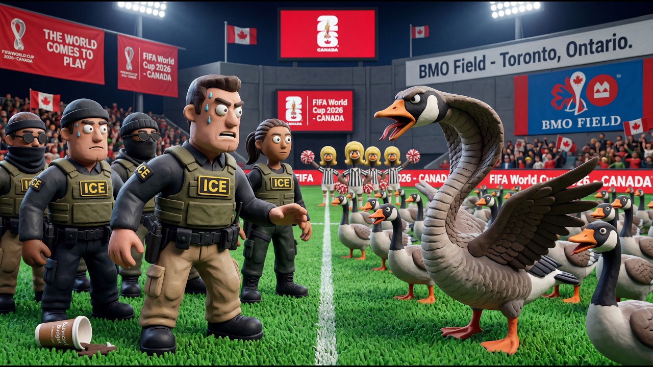 When US ICE Agents Meet Canada's 'Cobra Chickens' (An Animated Satire)