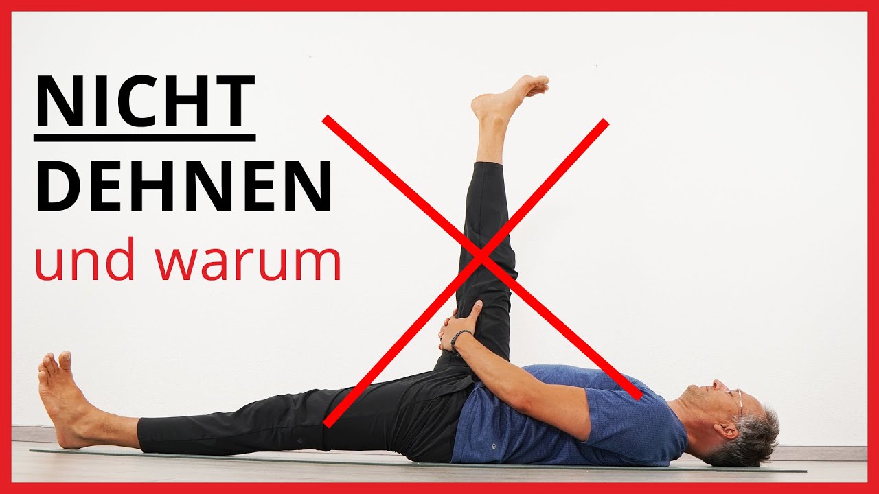 Hamstrings NICHT dehnen, wenn...