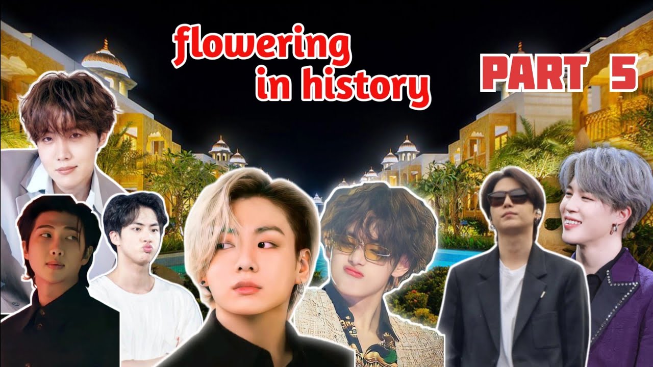 Flowering in history/ part 5/ bts Hindi dub story/taekook,yoonmin,namjin,jhope 💜