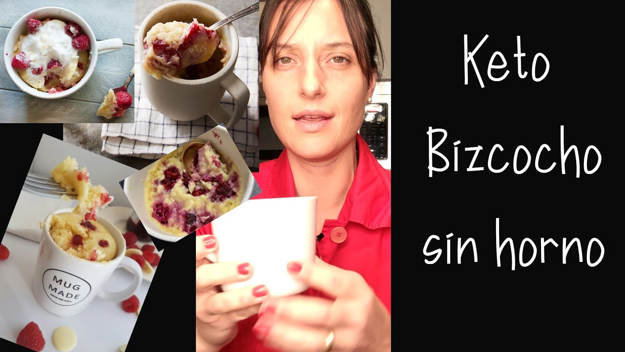 Fácil y rápido, Receta postre Keto, bizcocho vainilla frambuesa EXQUISITO!!
