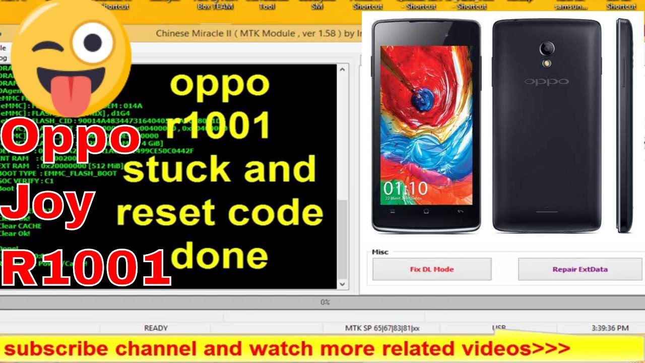 oppo r1001 stuck and reset code done | Oppo joy r1001 stuck on logo and recovery wipe data