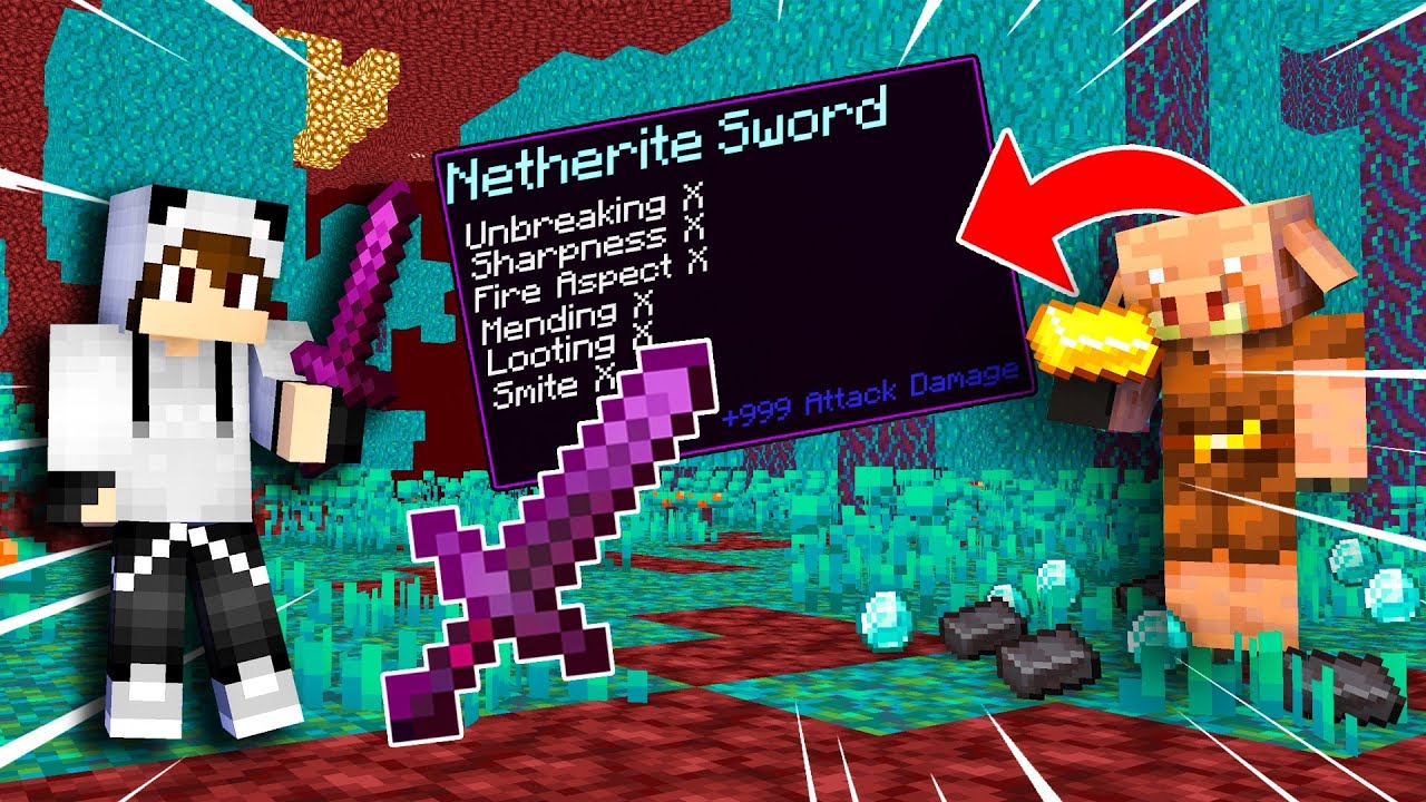 Minecraft, But Piglins Are OP... | Piglings Drop OP Items