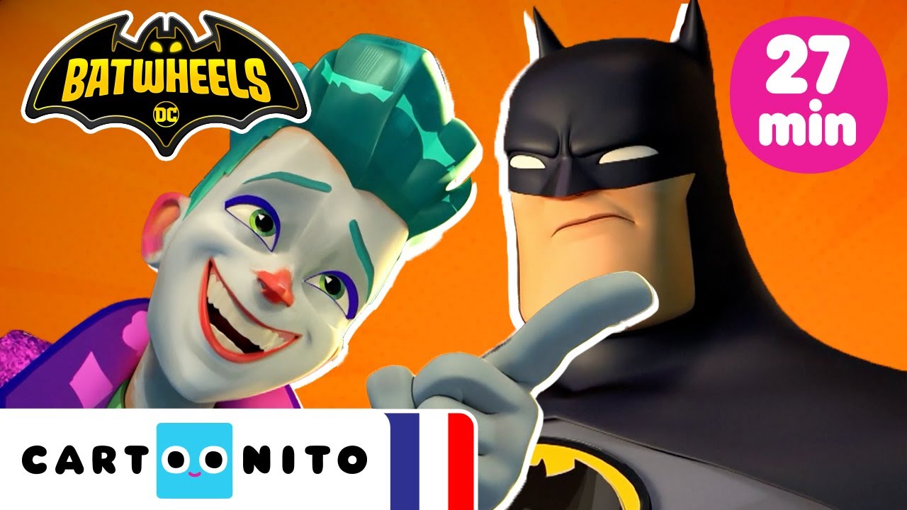 Courses épiques et embûches ! Bam et Batman face au Joker | Batwheels @CartoonitoFrance