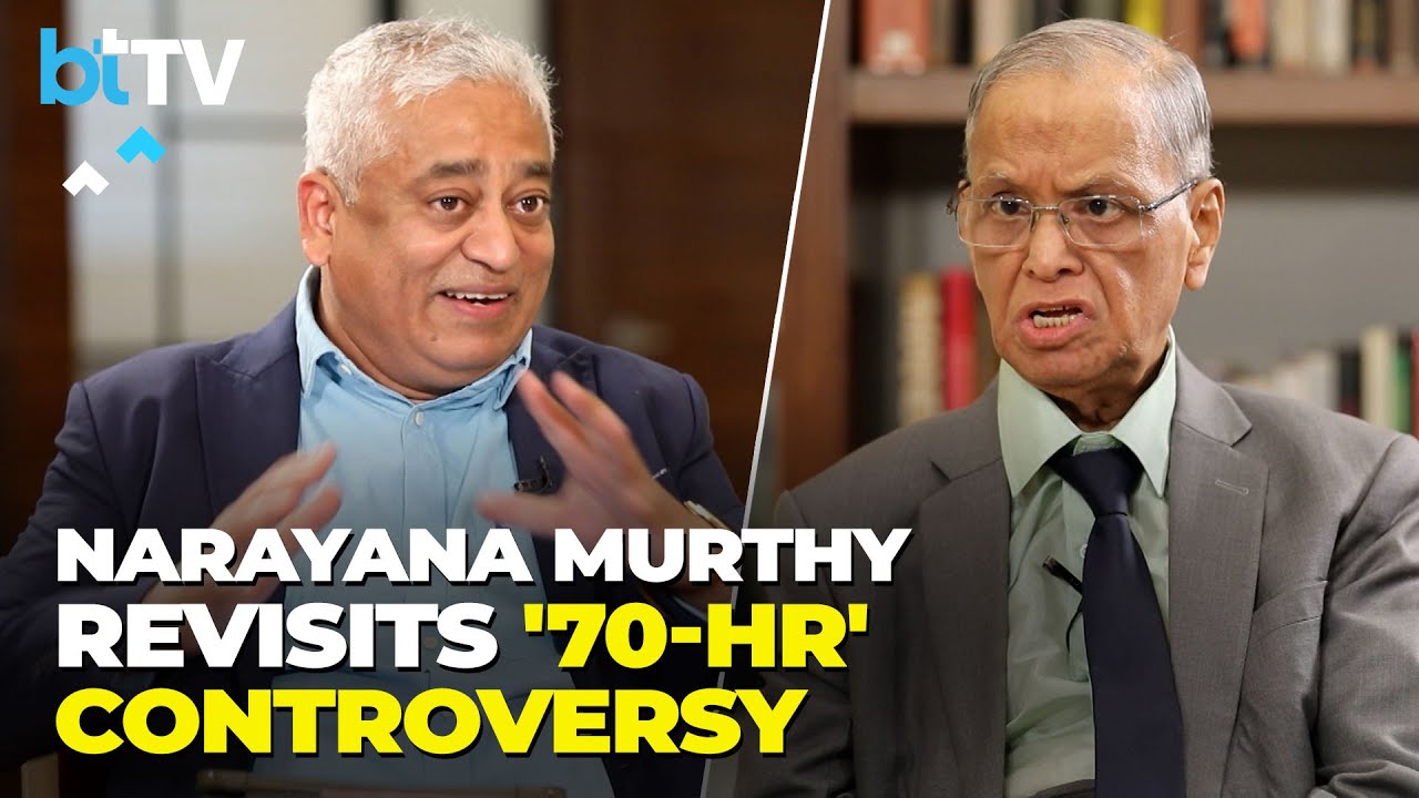 Infosys Founder N.R. Narayana Murthy Sticks By His '70-Hour Work Week' Statement