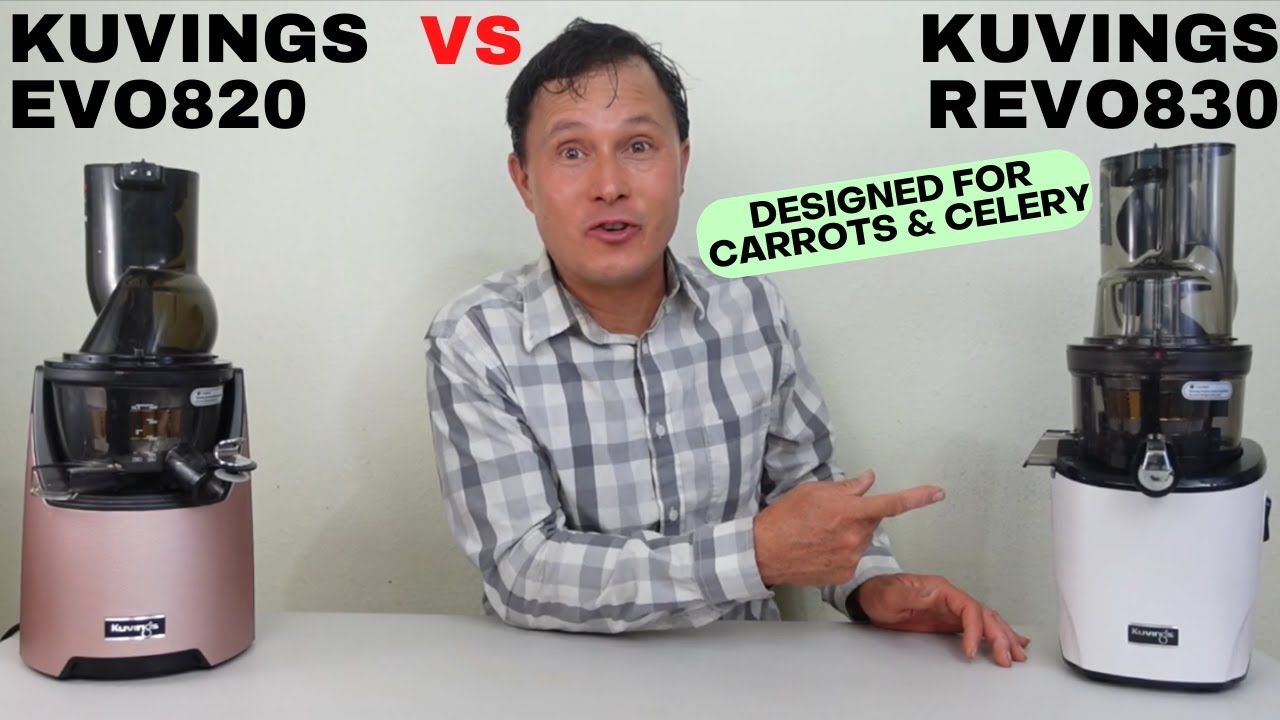 Kuvings REVO830 vs Kuvings EVO820 Cold Press Juicer Review Comparison