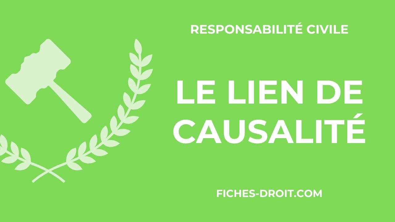 Le lien de causalité (Responsabilité civile)