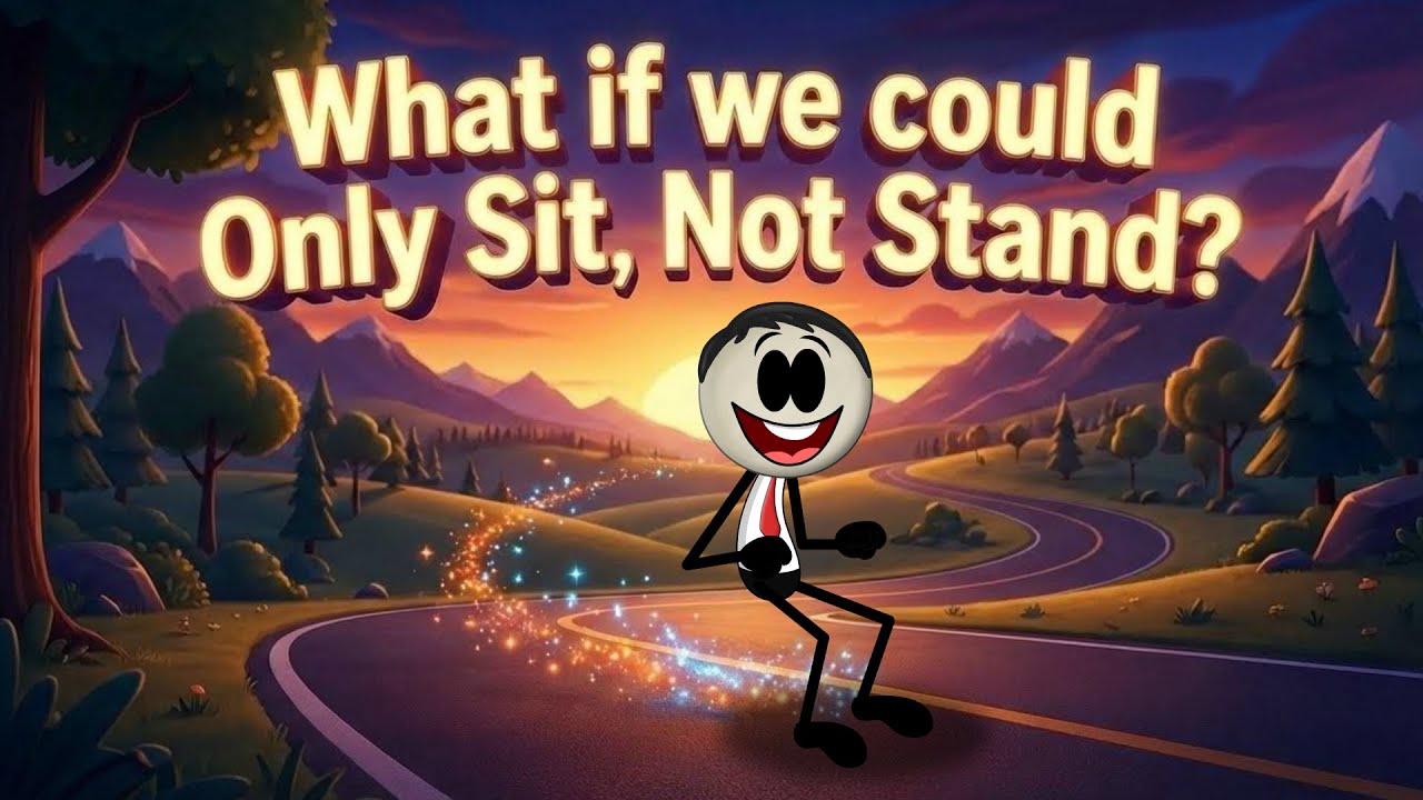 What if we could Only Sit, Not Stand? + more videos | #aumsum #kids #whatif