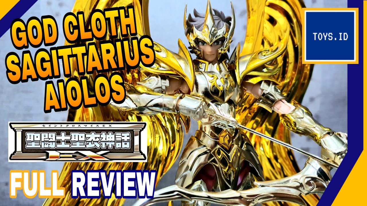 GOD CLOTH - SAINT CLOTH MYTH EX SAGITTARIUS AIOLOS SOG REVIEW INDONESIA