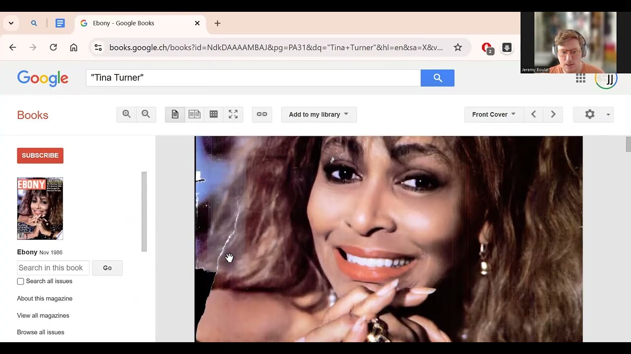 How to Find Rare (Tina Turner) Magazines on Google Books (Free Archive Tutorial)